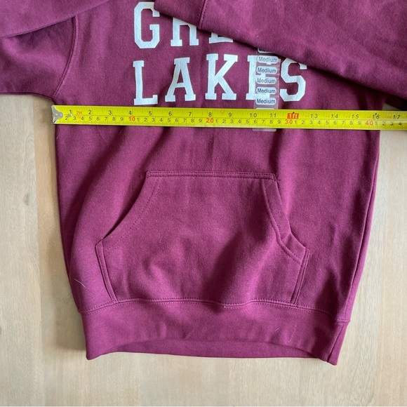 Ontario Great Lakes Unsalted Hoodie Maroon - Picture 7 of 7